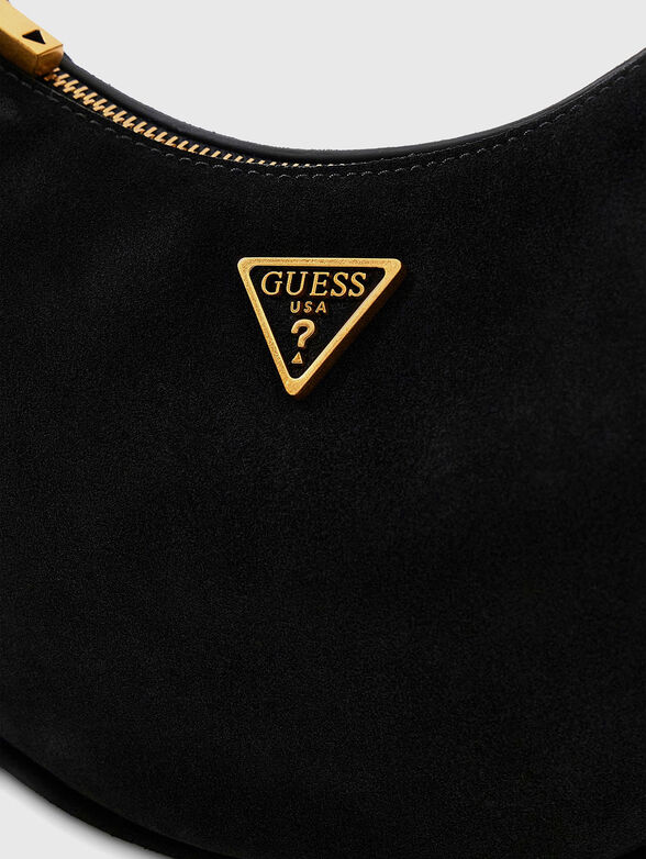 AMITA suede mini hobo bag - 3