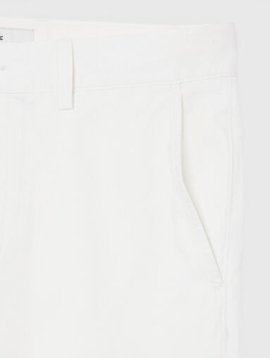 Cotton-blend chino pants - 5