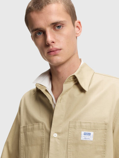 Oversized short-sleeve shirt - 4