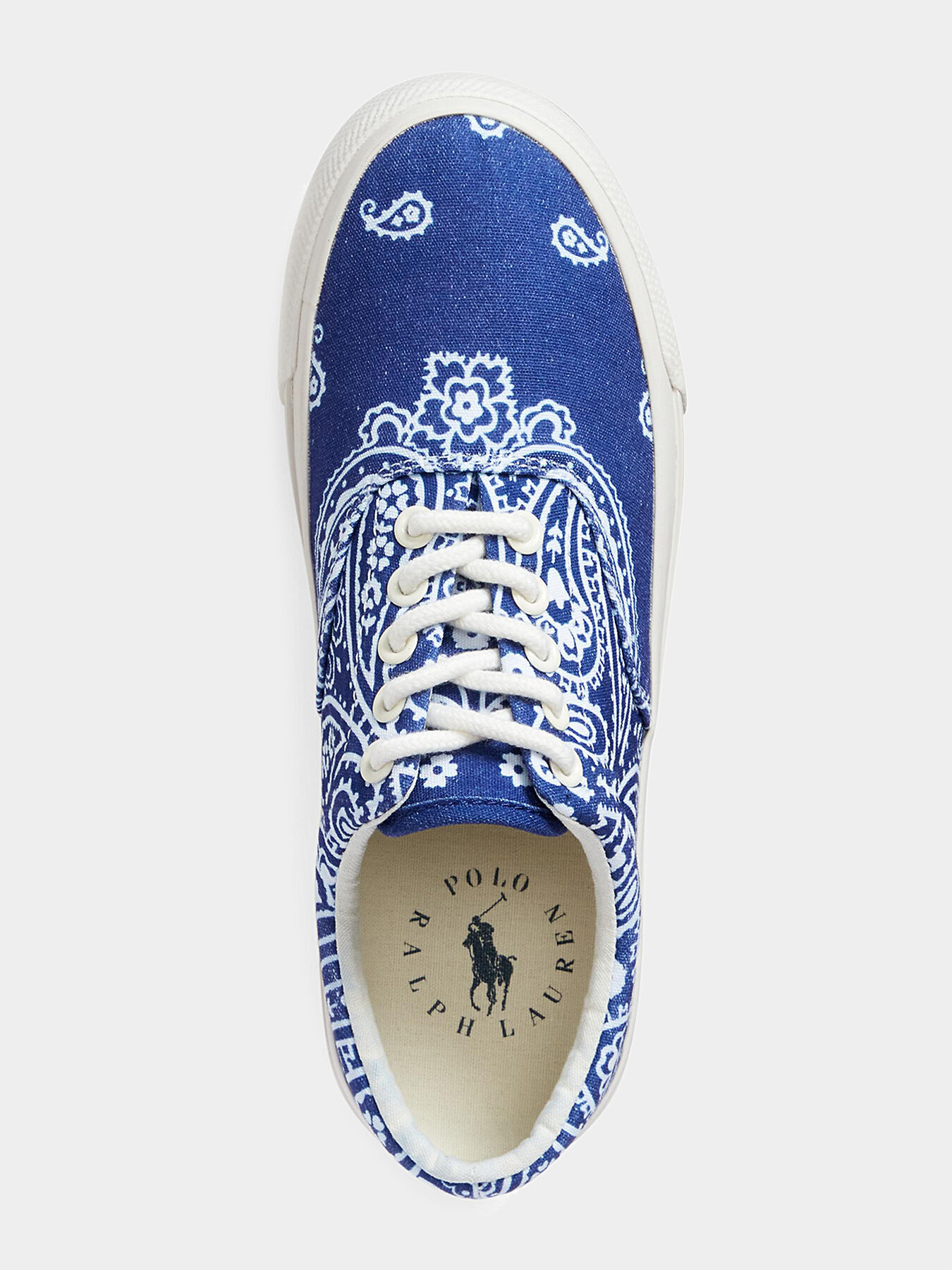 BRYN Canvas printed sneakers brand POLO 