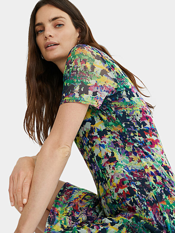 Dress ANN with art print - 6