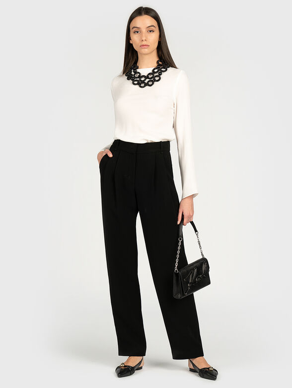 High waist tailored trousers - 4