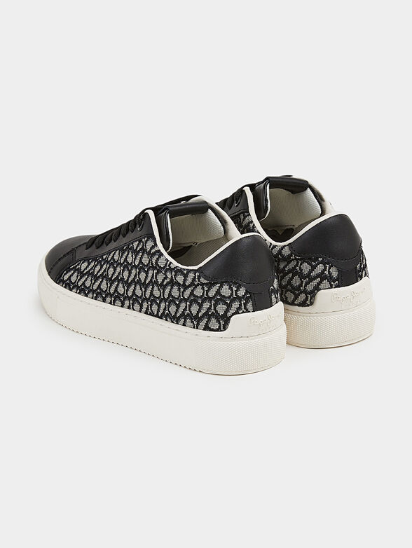 ADAMS sneakers with jacquard logo - 3