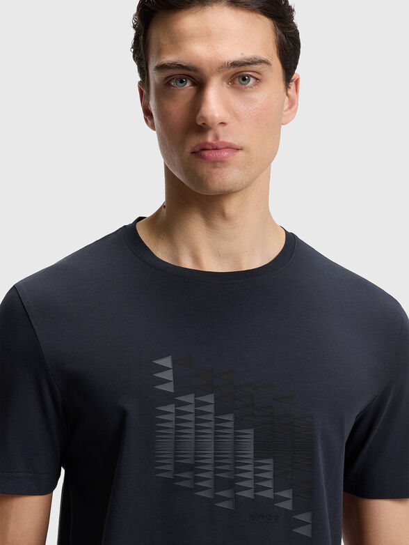 Cotton-blend T-shirt - 4