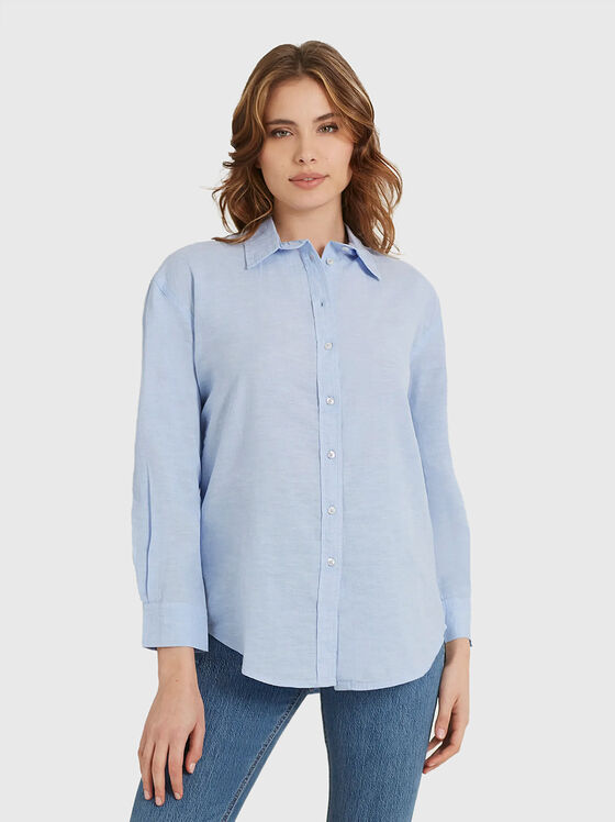 SUMMER GLAM light blue shirt - 1