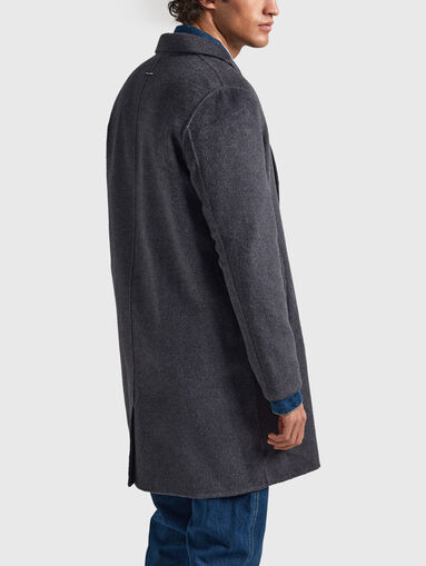 BRIGHTON wool blend coat - 3