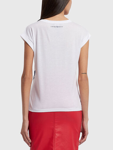 Cotton T-shirt with print - 3