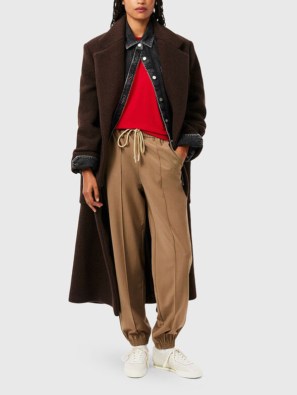 T-shirt with oval neckline - 2