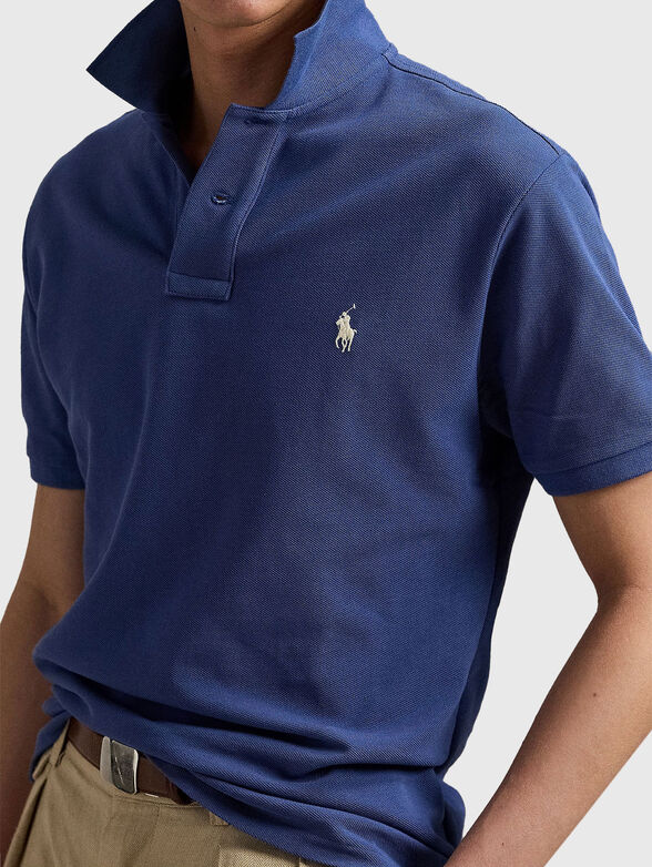 Slim fit polo shirt with logo embroidery - 4
