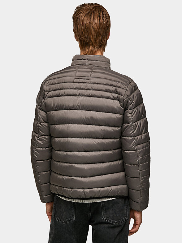 JACK black padded jacket with logo detail - 2