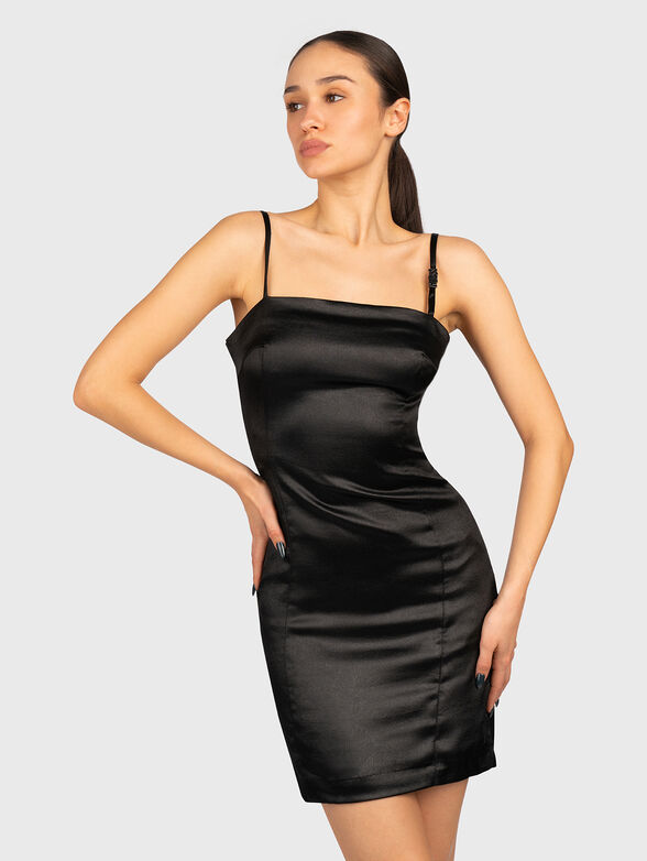 DAIANA black mini dress - 1