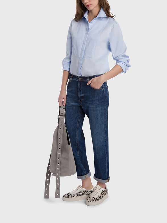 Boyfriend jeans with a logo - 4
