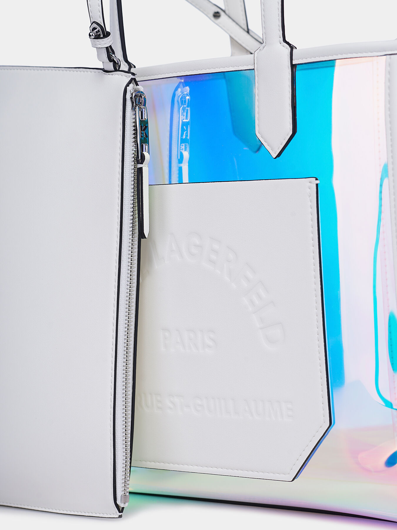 K JOURNEY hologram tote bag brand Karl Lagerfeld Globalbrandsstore en