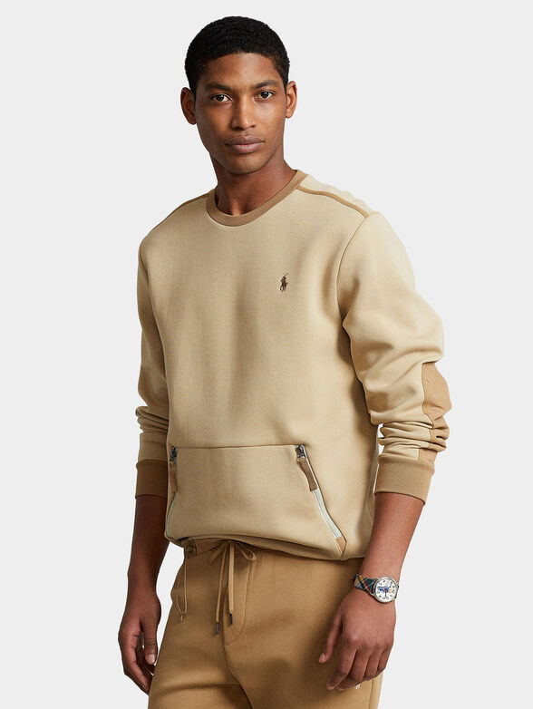 Sweatshirt with accent zips - 1