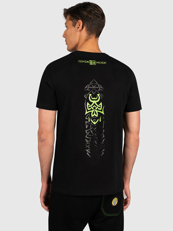 Black t-shirt with print - 6