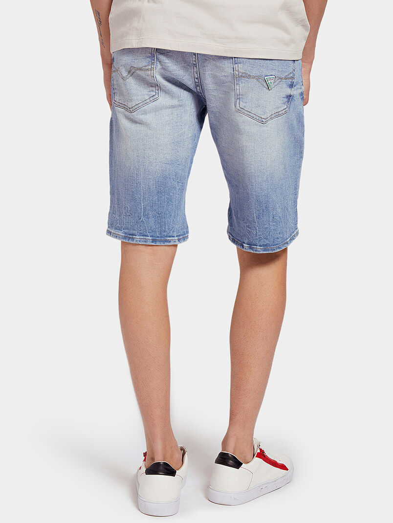 SONNY Denim shorts with washed effect - 3