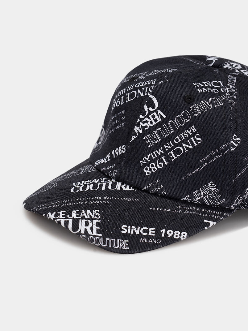 Hat with logo print - 3