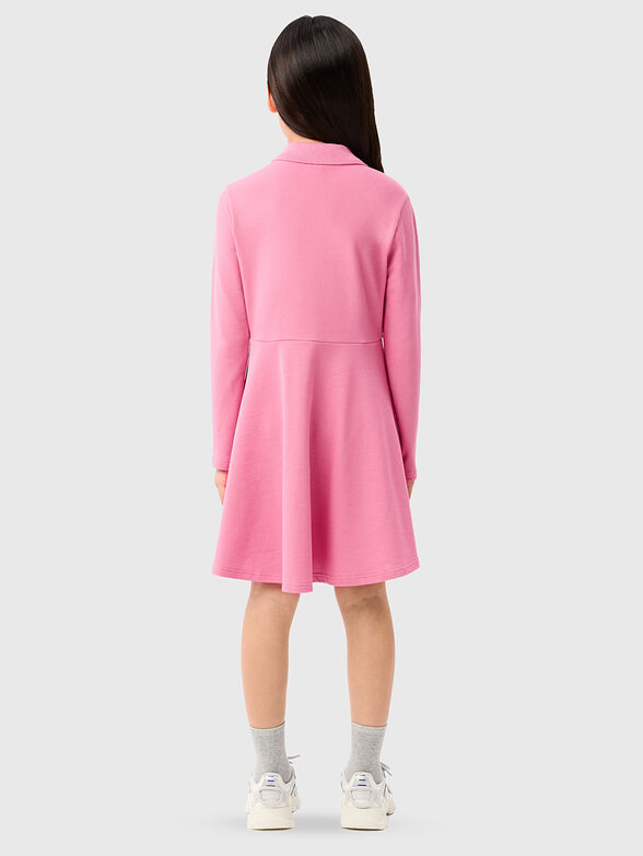 Polo collar pique dress - 2