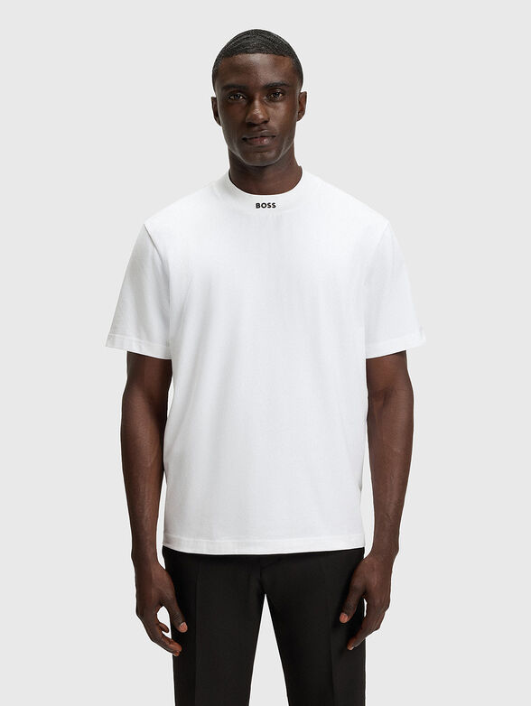 Cotton T-shirt with logo - 1
