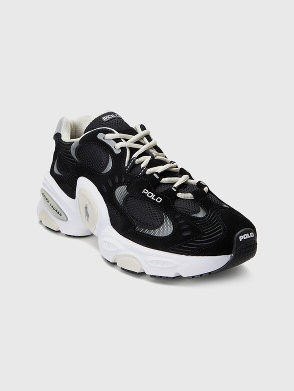 Sports shoes with suede elements - 1