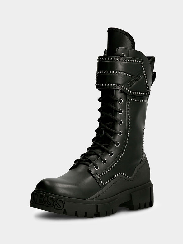 NANCIA Boots with metal studs - 2