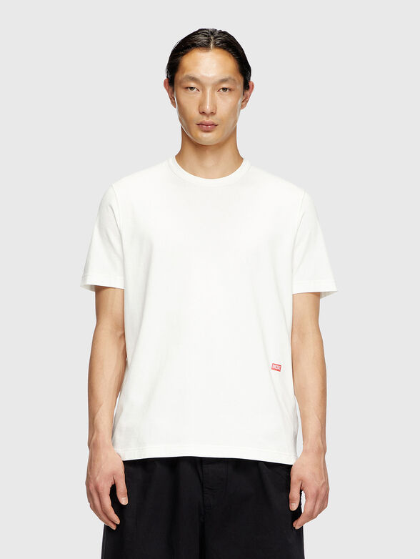 Cotton T-shirt with logo print - 1