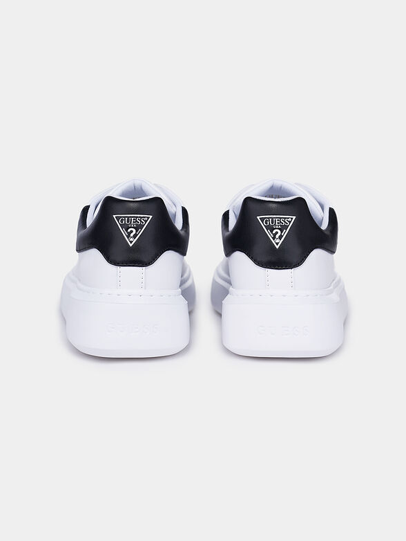 BRADLY White sneakers with contrasting heel - 4