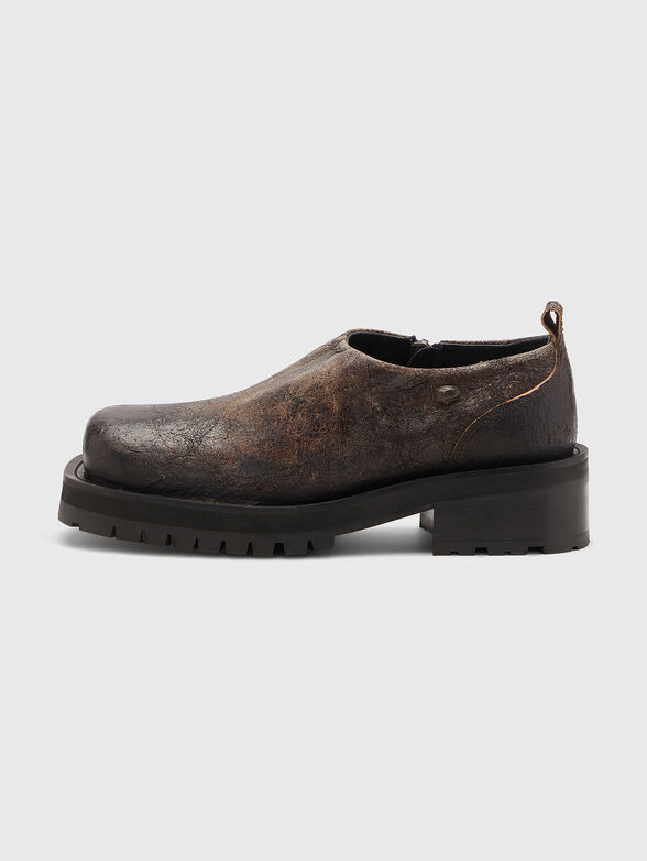 D-TEXAN CLOG leather shoes - 4