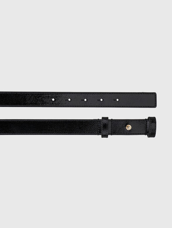 Belt with logo and buckle - 3