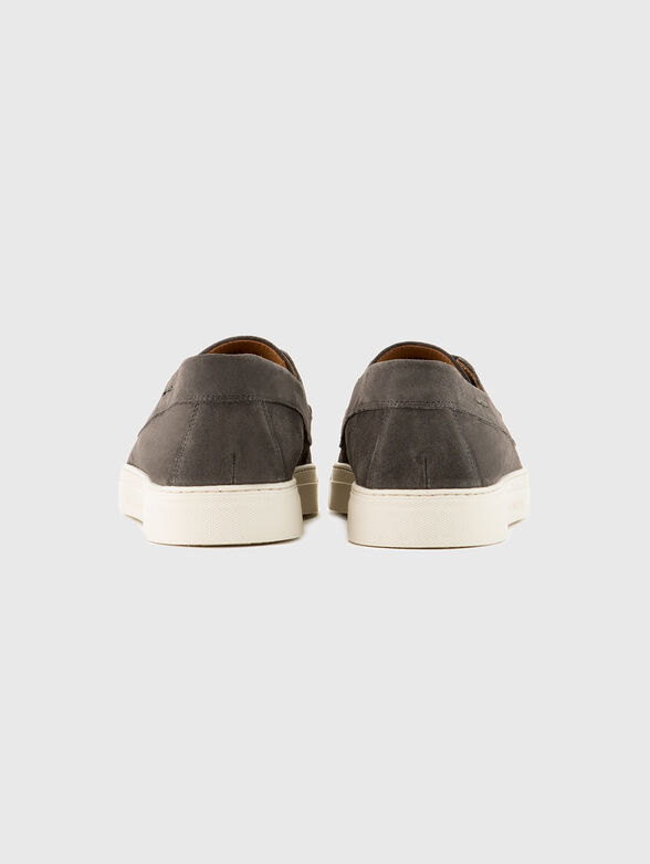 Suede sneakers in beige colour - 3