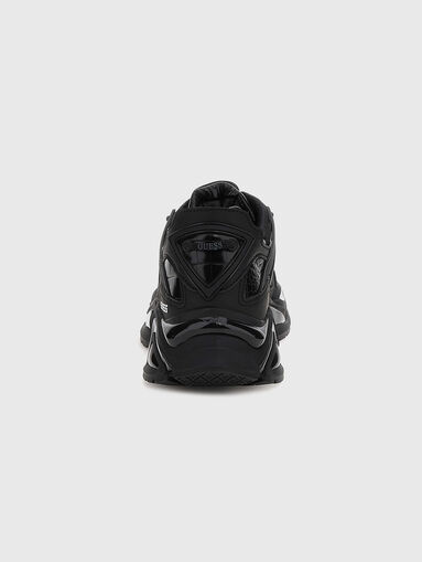 BELLUNO black sneakers with logo - 2
