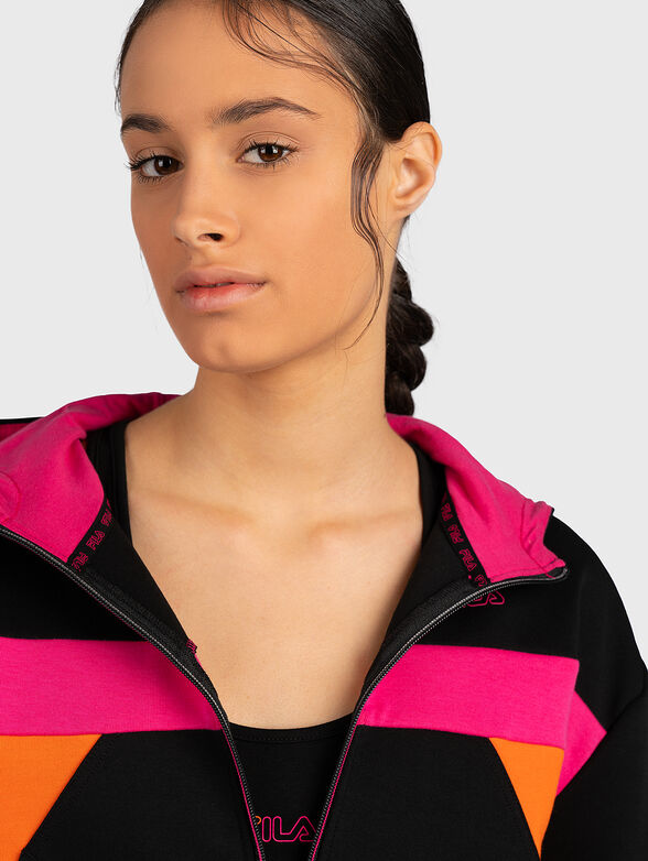PANJU sweatshirt with accent inserts - 2