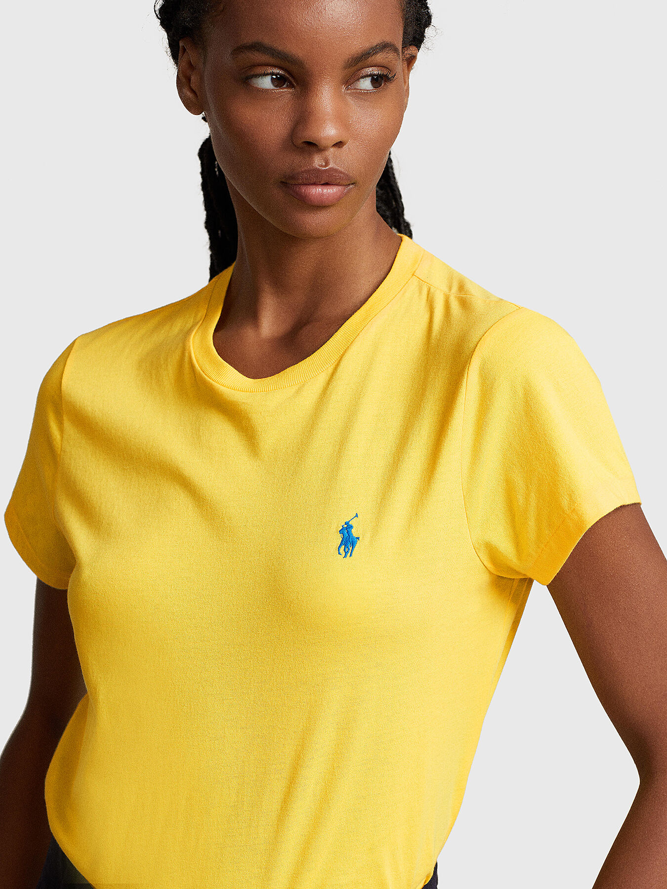 Tシャツ・カットソー POLO RALPH LAUREN Woman Polo Shirt Yellow 211947966 005 POLO RALPH LAUREN - Women Short Sleeve Polo Shirt – Atelier