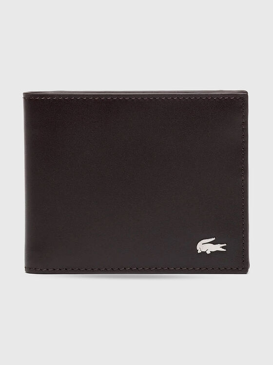 Black leather wallet - 1
