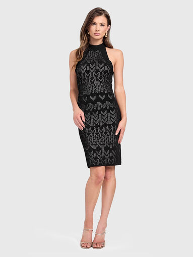 BILLIE openwork knit mini dress - 5