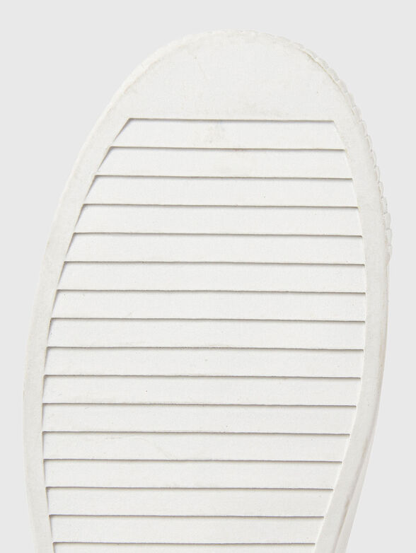 AMBER white sports shoes - 5