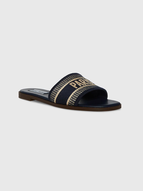 KNOX slippers with gold accents - 2