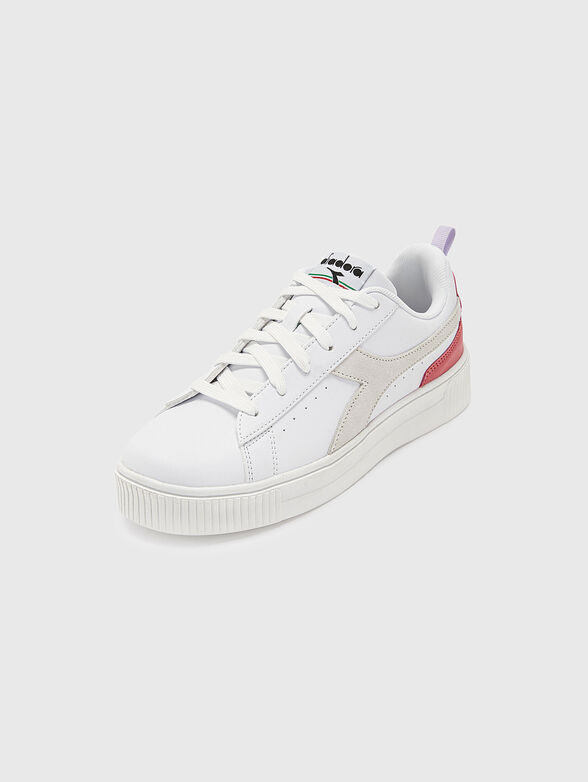 AMBER white sports shoes - 2