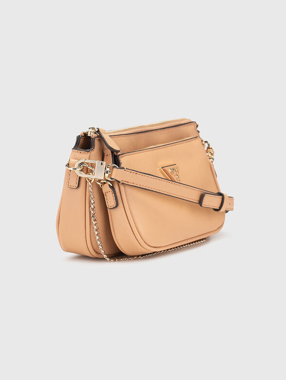 NOELLE crossbody bag in beige  - 4