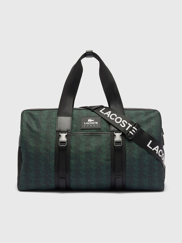 Duffel bag with monogram print - 1
