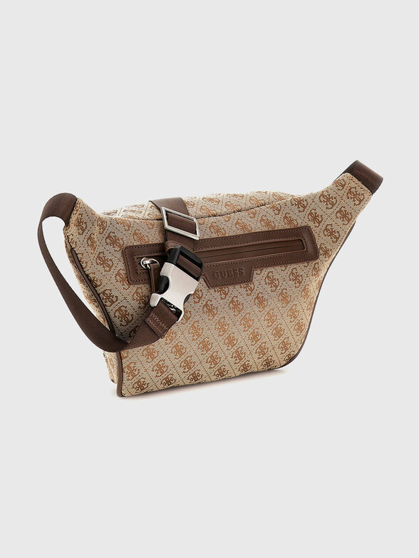 Waist bag with monogram logo print - 2
