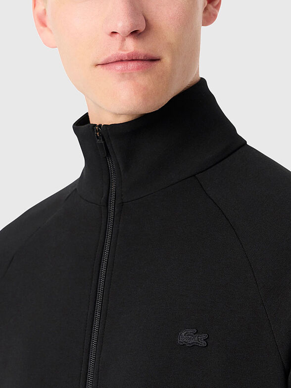 Sweatshirt with zip and logo - 4