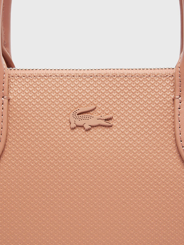 Small leather bag with saffiano effect - 5