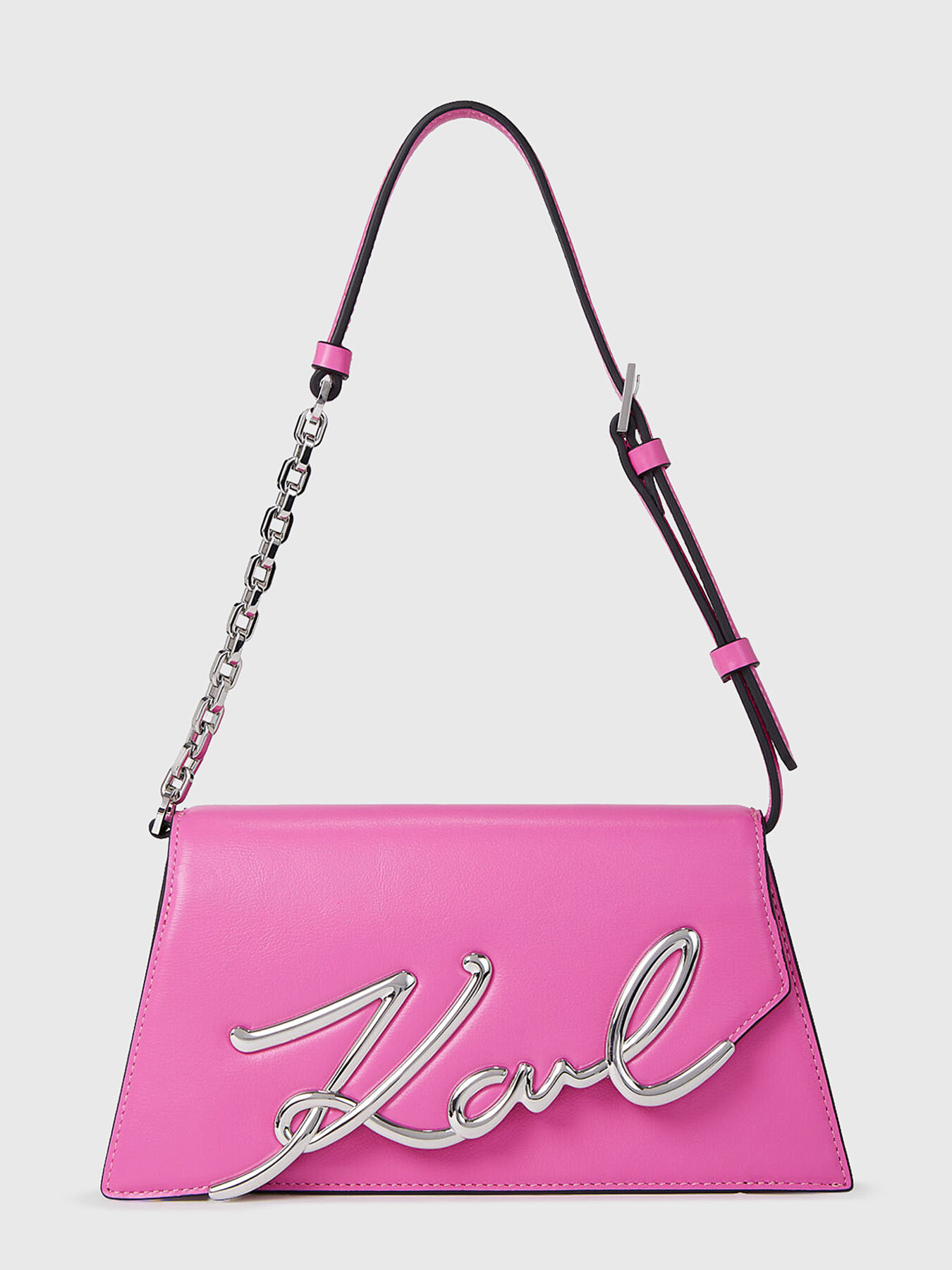 K SIGNATURE 2.0 leather bag with gold logo brand Karl Lagerfeld Globalbrandsstore en