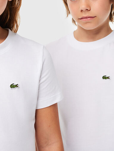 Cotton T-shirt with logo  - 3