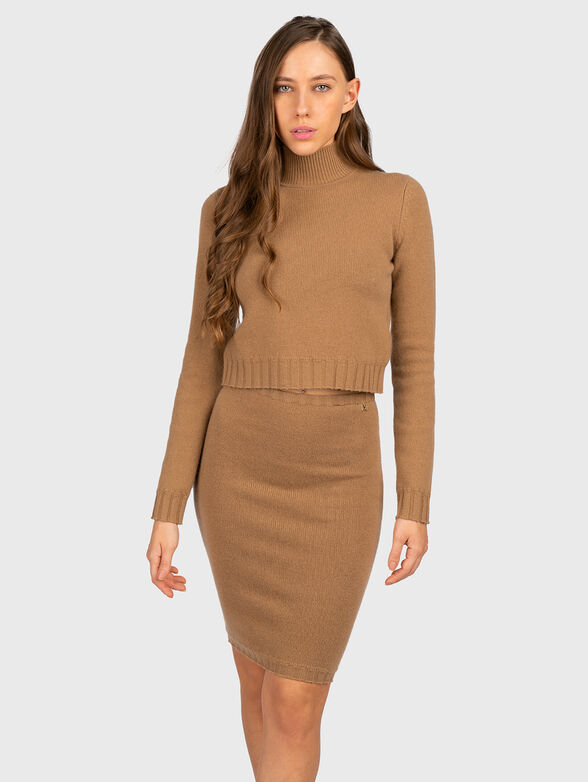 NATALIE cropped cashmere sweater  - 1