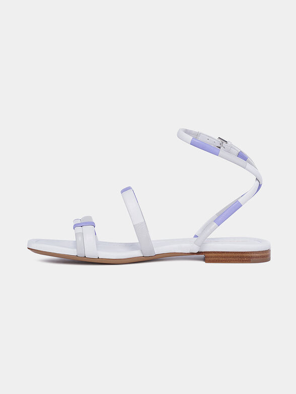 Sandals with purple details - 4