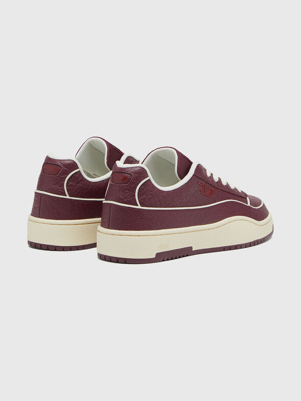 S-TRACKER-D textured leather sneakers - 3