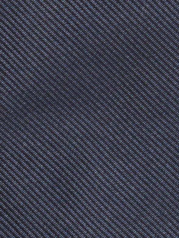 Dark blue tie in silk  - 2