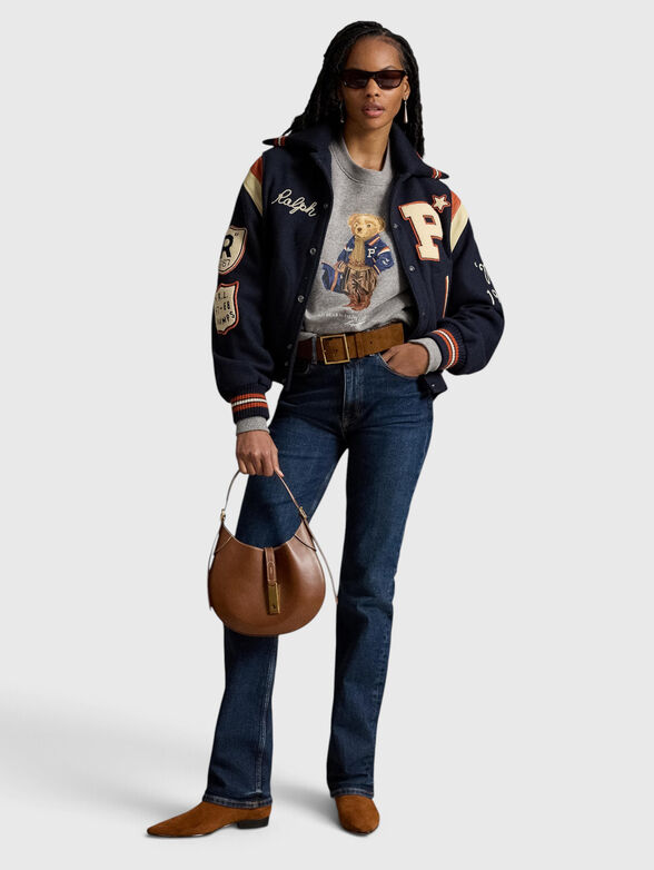 Cotton-blend sweatshirt - 2